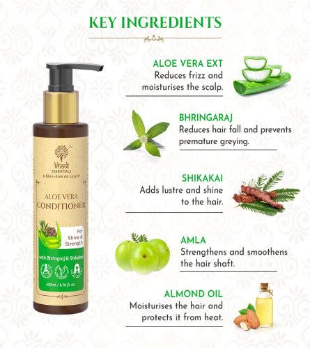 Khadi Essentials Aloe Vera Conditioner With Bhringraj & Shikakai