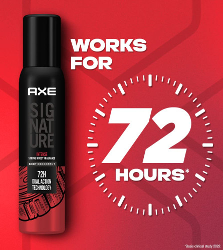 Axe Signature Intense Long Lasting No Gas Deodorant Bodyspray For Men