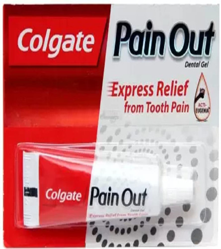Colgate Pain Out Dental Gel - Express Relief from Tooth Pain Toothpaste