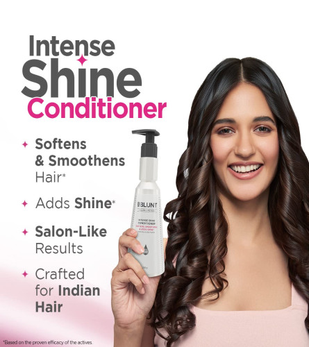 BBLUNT Intense Shine Conditioner with Rice & Silk Protein