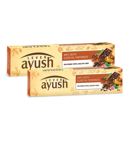 Lever Ayush Ayurveda Anti Cavity Clove Oil Toothpaste