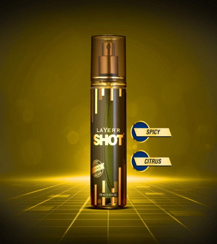 Layer'r Shot Gold Iconic Body Spray