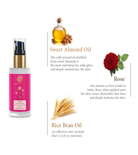 Forest Essentials Rose & Marigold Light Day Lotion