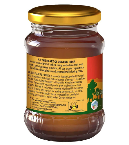 Organic India Wild Forest Honey (Multi Floral) 250g  (Free Shipping Worldwide)