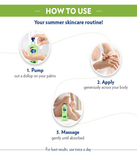 Vaseline Intensive Care Aloe Fresh Hydrating Body Lotion