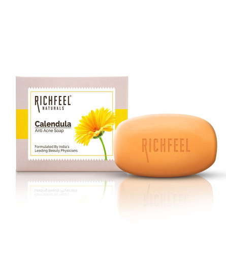 Richfeel Calendula Anti Acne Soap 75 g (Pack of 6)