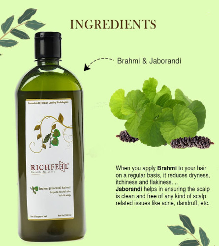 Richfeel Brahmi Jaborandi Hair Oil