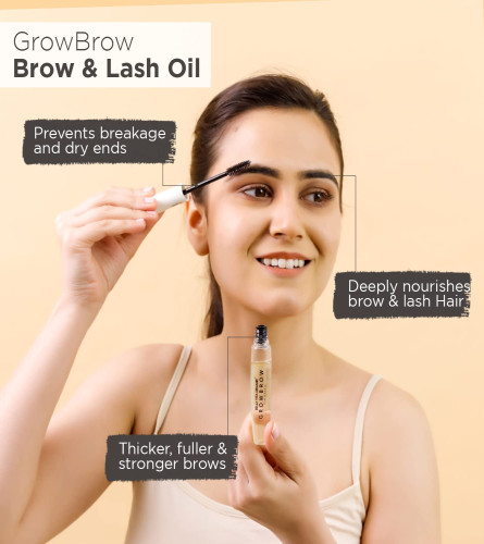 Bella Vita Organic GrowBrow -EyeLash, Lashes & Eyebrows Hair Growth & Volume Serum
