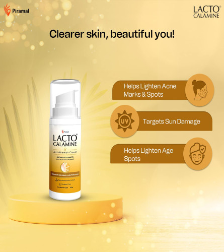 Lacto Calamine Anti Blemish with Botanical extracts, Kojic acid and Vitamin E