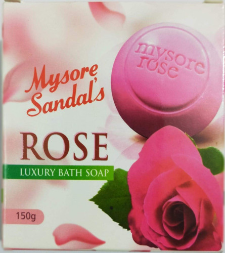Mysore Sandal's rose luxury bath soap