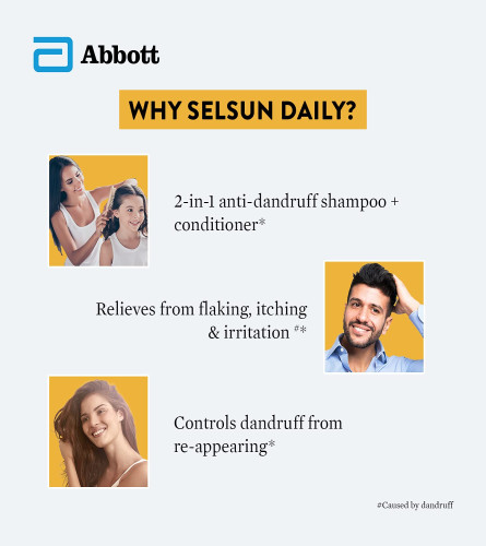 Abbott Selsun Daily Anti-Dandruff Shampoo