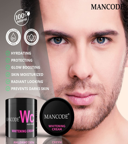 Mancode Moisturizer Whitening Cream For Men - 100 Ml