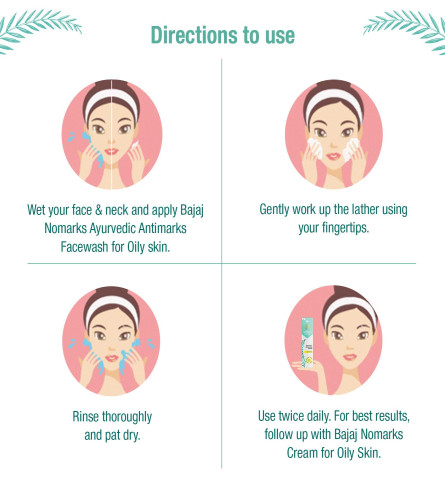 Bajaj Nomarks Neem Face wash