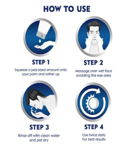 Nivea Men Face Wash For Oily Skin 100g (Pack of 2)