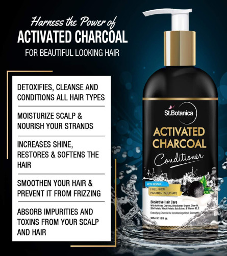 St.Botanica Activated Charcoal Hair Conditioner