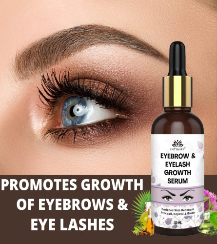 INTIMIFY EyeBrow & EyeLash Growth Serum 30 ml (Pack of 2) free ship