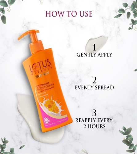 Lotus Herbals Safe Sun UV Protect Body Lotion