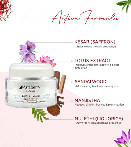 Astaberry Indulge Kumkumadi Night Crème