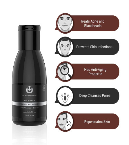 The Man Company Activated Charcoal Face Wash