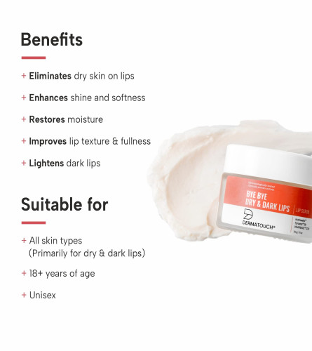 DERMATOUCH Bye Bye Dry & Dark Lips Scrub