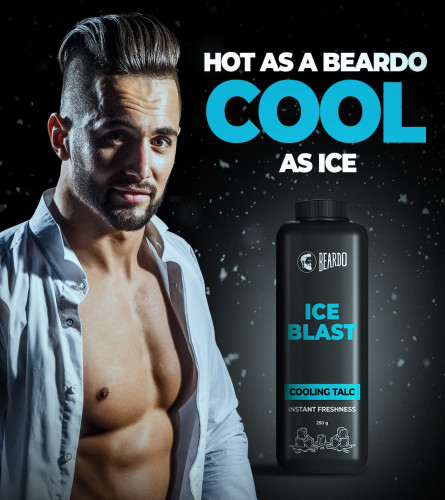 Beardo Ice Blast Talc powder for men