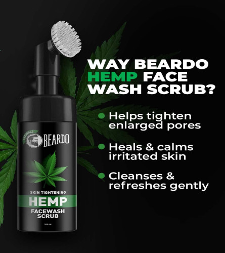 Beardo Natural Hemp Face wash Scrub