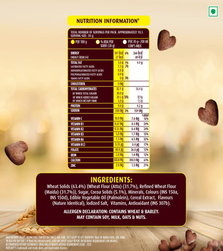 New Kellogg’s HERSHEY’S Chocos, A Chocolatey Breakfast Cereal For Kids 325g Free shipping worldwide