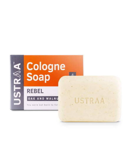 Ustraa Rebel Cologne Soap with Oak & Walnut
