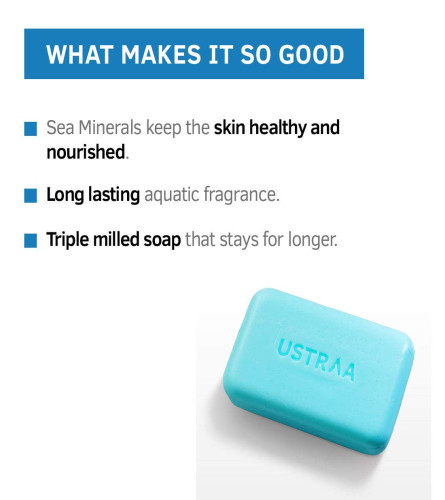 Ustraa Deo Soap For Men With Sea Minerals