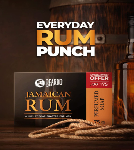 Beardo Jamaican Rum Perfumed Luxury Soap