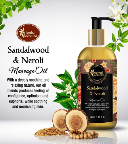 Oriental Botanics Sandalwood & Neroli Body Massage Oil