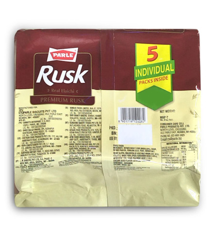 Parle Premium Plain Rusk - Real Elaichi, 1 kg Pack Free shipping worldwide