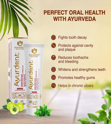 Maharishi Ayurveda Ayurdent Classic Ayurvedic Herbal Toothpaste Natural
