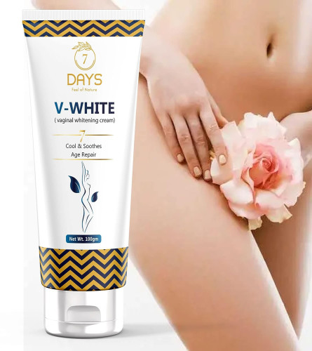 7 Days V-Whitening Cream for Sensitive Skin, Lightening & Whitening Cream for Women