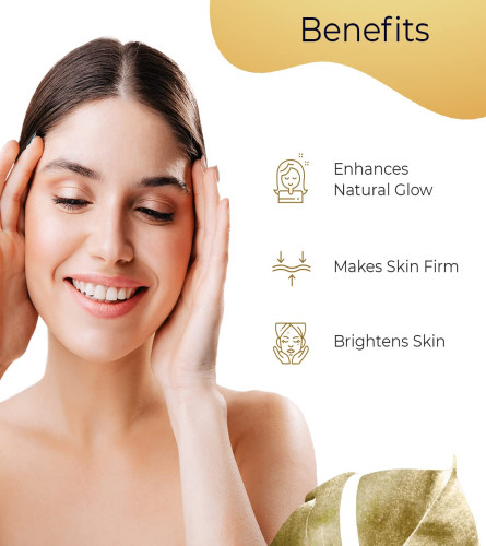 Pilgrim 24K Gold face mask for glowing skin, restoring skin radiance