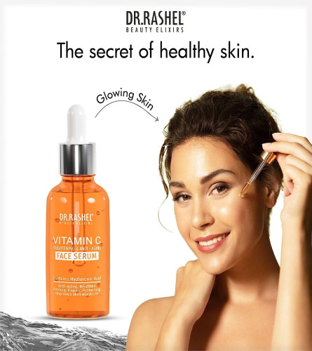 DR.RASHEL Vitamin C Face Serum For Brightening & Anti-Aging (Men & Women)