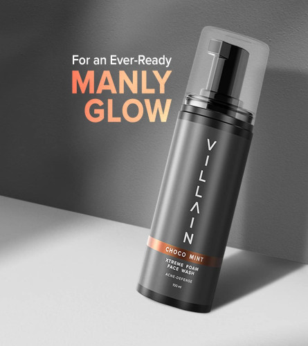 Villain Xtreme Foam Face Wash with Chocomint