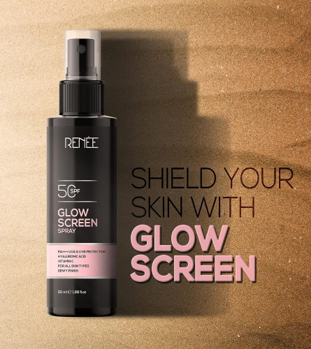 RENEE Glowscreen SPF 50 Sunscreen Spray, PA++++ For UVA & UVB Protection