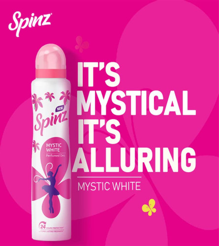 Spinz Mystic White Perfumed Deo
