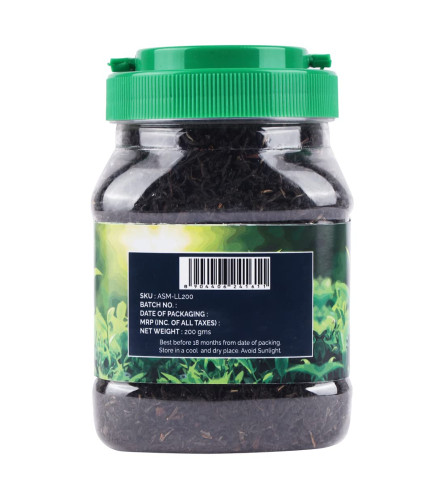 Karma Kettle Chai Country Assam Premium Black Tea long leaf Tea - 200 gm Jar Free shipping worldwide