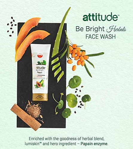 Amway Attitude Be Bright Herbals Exfoliating Face Wash