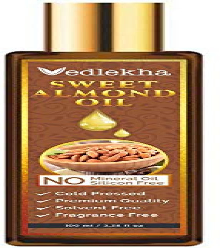 Vedlekha Natural & Organic Sweet Almond Oil For Skin & Hair