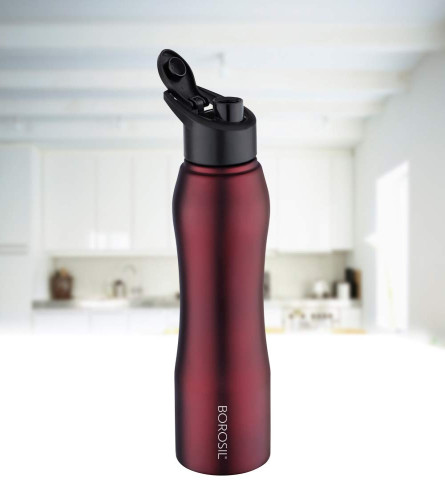 Borosil Stainless Steel Water Bottle