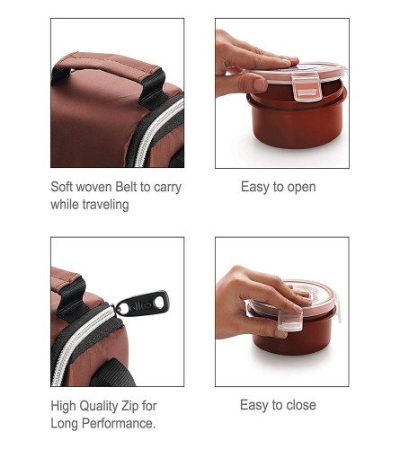Cello Max Fresh Click Polypropylene Lunch Box Set