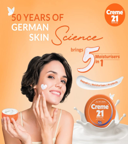 Creme 21 All Day Moisturizer Cream, Enriched with Vitamin B5 & E