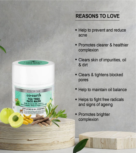 Colorbar Co-Earth Tea Tree Face Mask