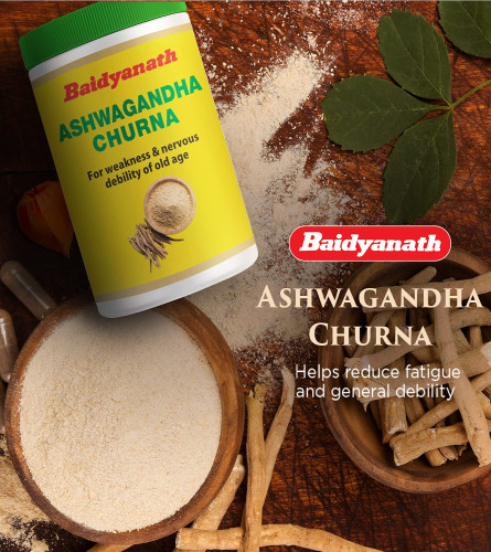Baidyanath Ashwagandha Churna Helps Boost Strength, Stamina & Energy