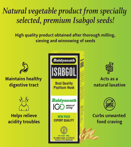 Baidyanath Isabgol - Psyllium Husk Powder