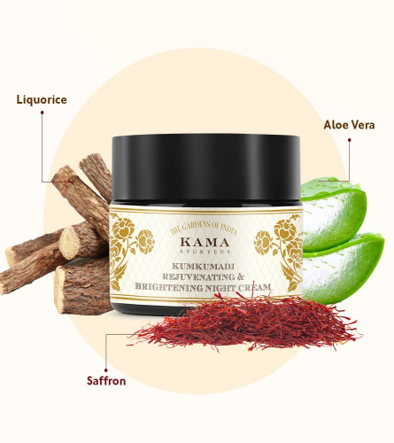 Kama Ayurveda Rejuvenating and Brightening Ayurvedic Night Cream 25 gm