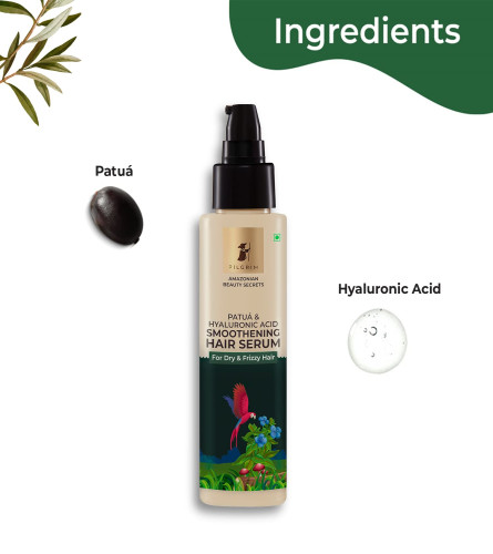 PILGRIM Amazonian Patuá & Hyaluronic Acid SMOOTHENING HAIR SERUM for dry and frizzy hair
